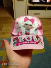 Lol surprise-gorra de béisbol con patrón de dibujos animados para niños, conjunto de máscara, capa, decoración para fiesta, juguete para regalo