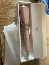 AmazeFan-Rizador automático de cerámica, Rizador profesional giratorio, herramientas de estilismo para rizos, rizador de pelo mágico