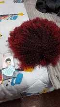 Pelucas Afro rizadas de pelo corto con flequillo para mujeres negras, cabello sintético africano sin pegamento, Cosplay, Lizzy de alta temperatura