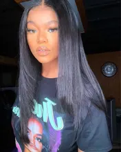 Rosabeauty-Peluca de cabello humano Remy para mujeres negras, 4x4 postizo Frontal de encaje, 28 y 30 pulgadas, pelo liso brasileño predespuntado