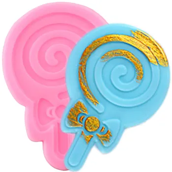 

Lollipop Silicone Mold DIY Baby Birthday Cupcake Topper Fondant Molds Cake Decorating Tools Candy Clay Chocolate Gumpaste Moulds