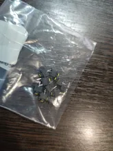 Botón de silencio de 6x6x7,3mm, interruptor silencioso inalámbrico con cable para ratón, Micro interruptor amarillo, 10 Uds.