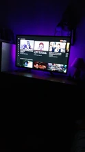 Strip-Light Tv-Background-Lighting Key-Control Desk-Screen Usb-Cable Flexible-Lamp LED