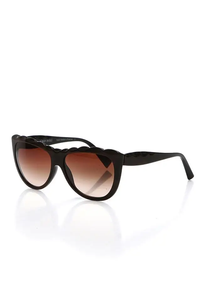 

Women's sunglasses a 01408 3703/13 bone Brown organic rectangle rectangular 60-16-145 alain mikli