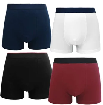 

DOUBLE M, Boxer Sport pants, men's cotton Boxer shorts, breathable, high flexibility, tight, no label, basics,