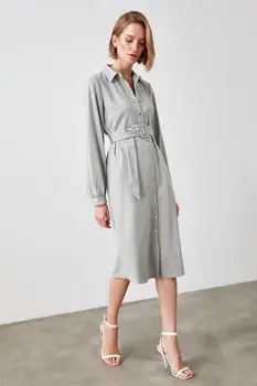 

Trendyol Arched Shirt Dress TWOAW21EL2144