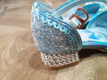 Crystal Shoes Girls Sandals High-Heel Baby Little-Girl Princess Summer Children's New