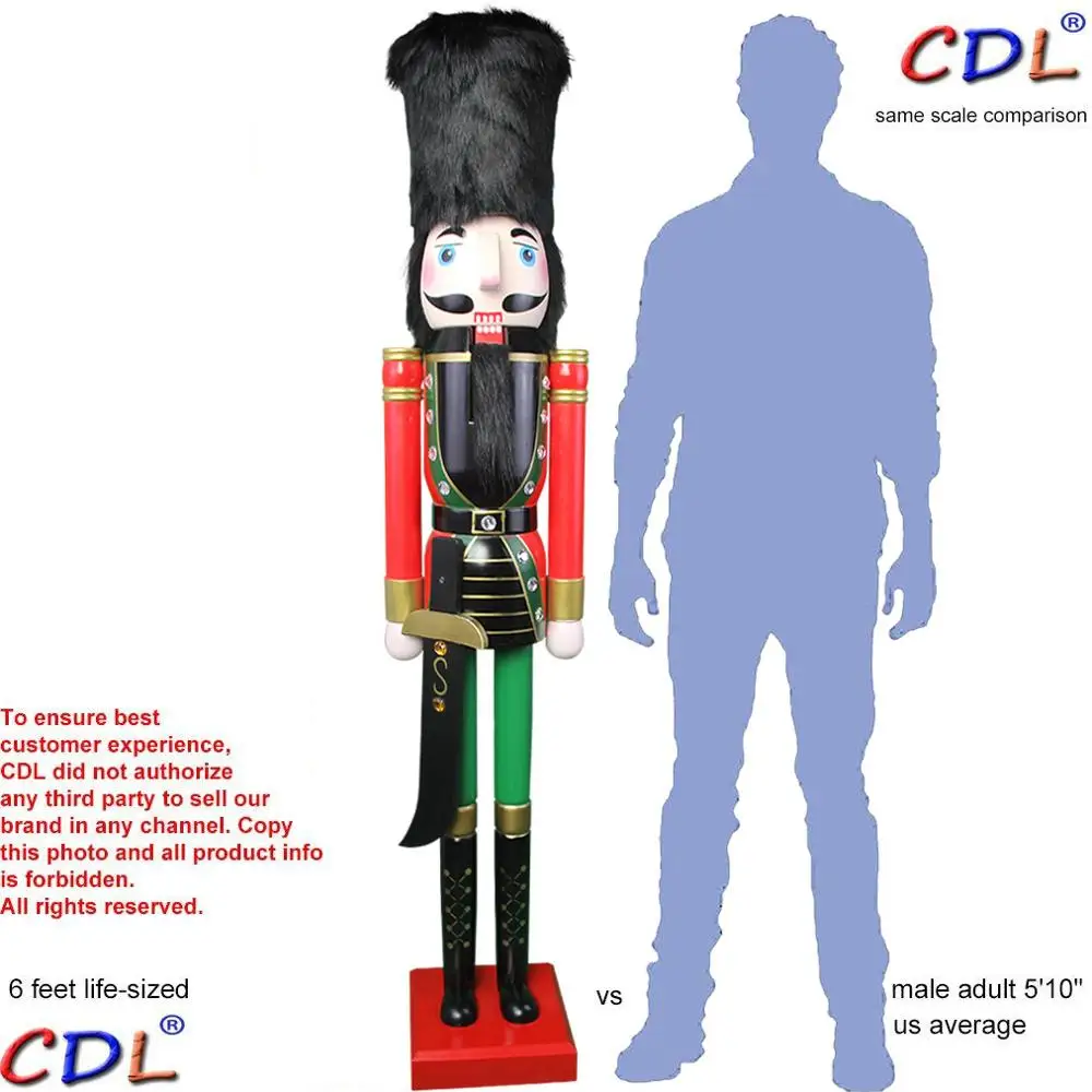 CDL 6 футов/180 см/6 футов/6 футов в натуральную величину большая/Гигантский Красного
