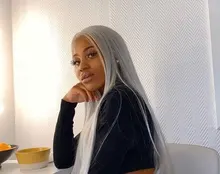 Pelucas de cabello humano para mujeres negras, color gris, ombré, plateado, peluca con malla frontal transparente, liso, brasileño, cierre