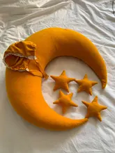 Sombrero de bebé para posar granos, Luna, almohada, estrellas, conjunto, accesorios de fotografía recién nacido, sesión de fotos, accesorios