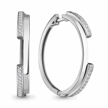 

Earrings made of silver with cubic zirconia