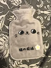 Bag Water-Bottle-Safe Hand Warm Portable Cute Cartoon for Women Explosion-Proof 300-Ml