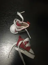 Accesorios de muñeca BJD para niñas, zapatos de muñeca BJD de 5cm de lona de alta calidad, zapatillas de deporte de Color caramelo, juguetes para niñas, zapatos de moda para muñecas, 1/6