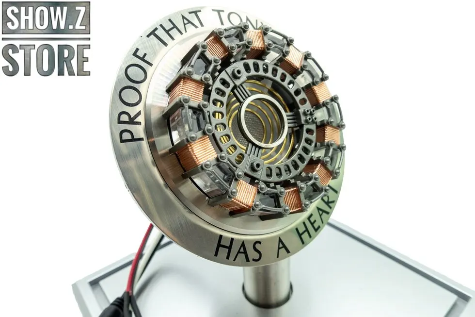 [Show. Z Store] [Сделано из металла] HCMY 1:1 Железный человек MK1 дуговой реактор w/светодиодный Реплика Lifesize