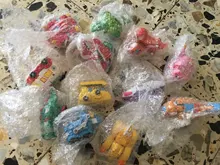 Figuras de acción Min Gogo Dino ABS para niños, juguete de transformación de dinosaurio para regalo, Deformación de coche, avión, REX, PING, VIKI, TOMO