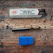 BB cnc carburo extremo molinos de acero de tungsteno fresadora Herramientas 2 4 flauta Metal llave asiento cara 6 8 12mm vástago HRC40 ~ 60