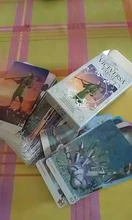 Cartas de Tarot y guía, juego de adivinación del destino, cubierta para fiesta, vacaciones, juegos de mesa