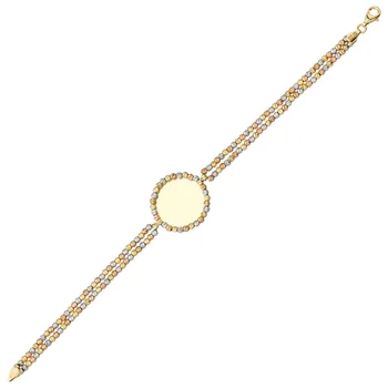 

Imported Bulk Plate Gold Bracelet 04-450-1000144