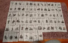 Juego de cartas de Tarot oculta, oráculo, fiesta familiar, tablero de naipes, juegos de adivinación, PDF