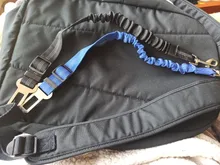 Suministros para mascotas para cinturón de seguridad de coche cinturón de silla para perro correa del cinturón del vehículo ajustable acolchado elástico reflectante de seguridad para perro gato