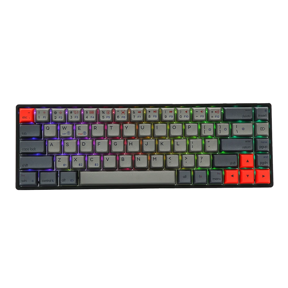 

EPOMAKER SK68S Hot-swap RGB Bluetooth5.1 Wireless/Wired Mechanical Keyboard 1900mAh Battery Dye-subbed PBT GSA Keycaps Mac/Win