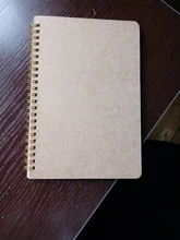 Cuaderno A5 Bullet con cuadrícula de puntos Kraft, gestión del tiempo, cuaderno en espiral, planificador semanal, suministros de oficina para Colegio, 1 ud.