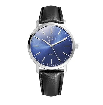 

Men's quartz watch p97215.5215q on leather strap with mineral glass sunlight