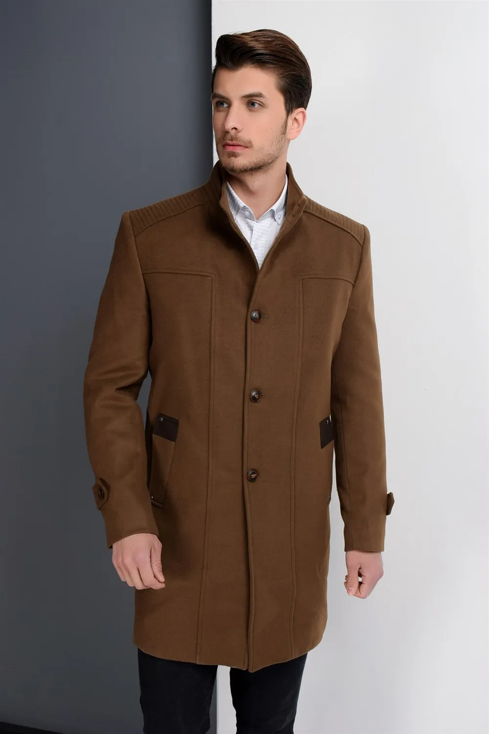 PLT8380 Пальто DEWBERRY-CAMEL