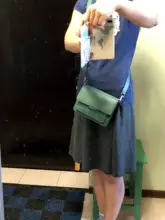 Moda bolso de hombro de mujer de cuero de la PU de los jóvenes damas bolso cuadrado luz Simple silvestres mujer Daily Messenger bolsa impermeable azul