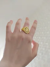 Anillo de sol Vintage para mujer, anillo Punk con cara de Sol para parejas, joyería gótica exagerada, anillo brillante Retro