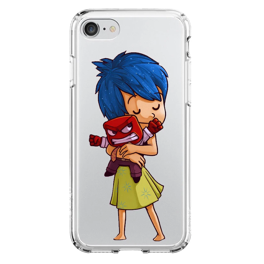Stand case Gel TPU for Apple Alegria IPhone 6 | Plus 7 8 Tranparente costume drawing