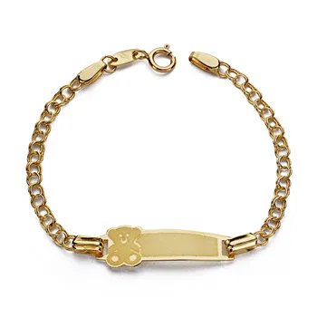 

Slave 18k gold teddy bear 12.5cm. [AA0212GR] -Customizable-RECORDING INCLUDED IN THE PRICE