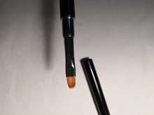 1 Pc doble lado arte de uñas cepillo UV Gel pluma dibujo cepillado Tip de uñas de acrílico constructor de uñas de arte herramienta