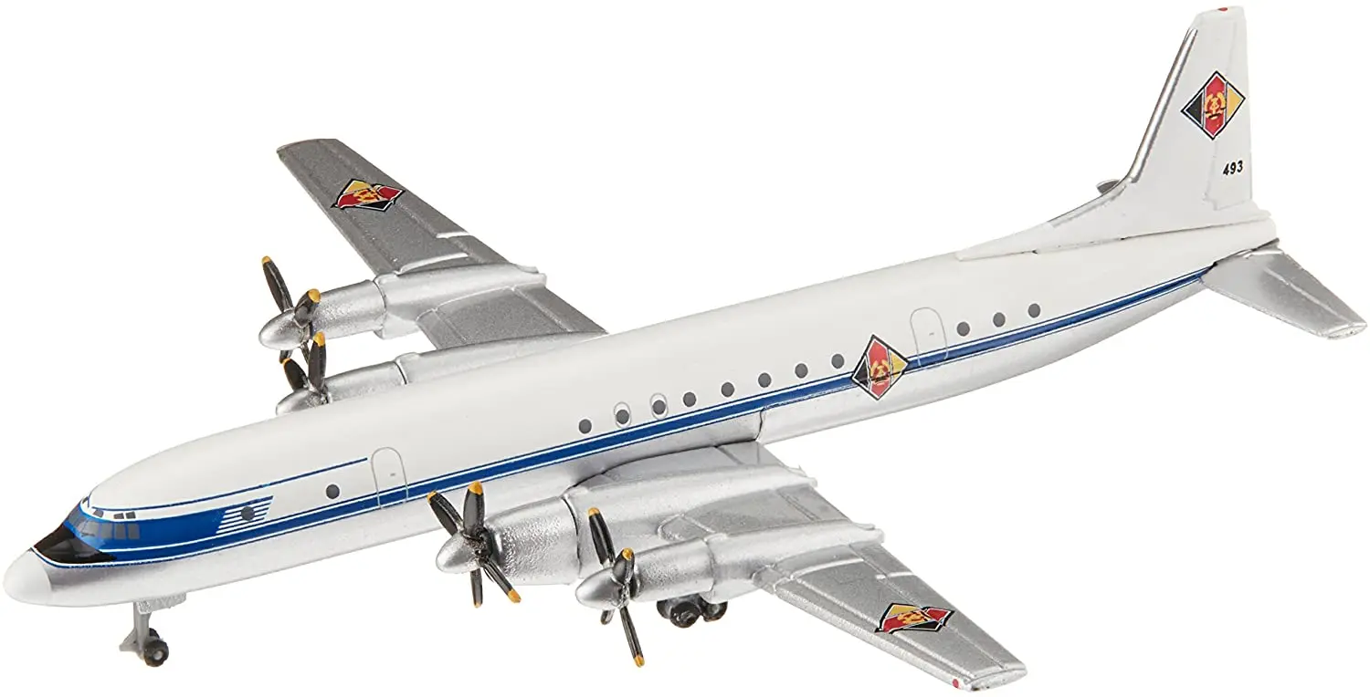Herpa Nva/Lsk Sts-29 Llyushin Il-18,Reg.493 1/500