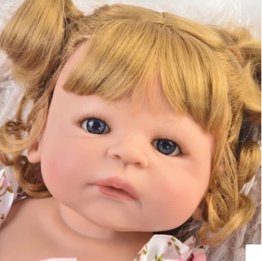 55 см Моделирование детских кукол милые Силиконовые Мягкие реалистичные Reborn Baby Doll игрушки на день рождения девочки мальчика подарок ручной работы дизайн ткань