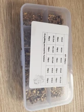 Juego de tuercas de inyección de cobre, M2 x L-3.5, M2.5 x L-3.5, M3 x L-4.2(OD), 200/500 Uds.