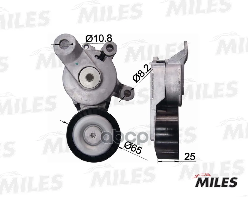 Натяжитель Ремня Приводного Vag Bag/Blf/Blp/Caxa/Caxc/Cmsa/Bts/Bln Miles Ag00073 Miles арт. AG00073