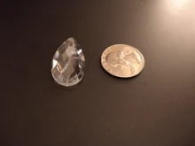 Pendant Jewelry Chandelier Suncatcher-Spacer Crystal-Prism Glass Faceted Clear Tear DIY