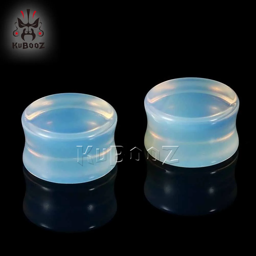 Wholesale Price Fashion Opal Stone Ear Plugs Tunnels Expanders Piercing Body Jewelry Earring Gauges Stretchers 36PCS