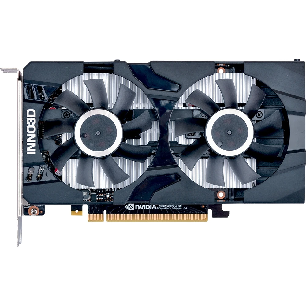 Видеокарта INNO3D Twin nVidia GeForce GTX 1650 1710MHz 4096MB 8002MHz 128 bit RTL [N16502-04D5X-1510VA25]