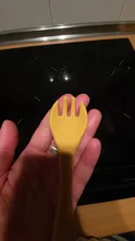 Feeding-Spoon Baby Toddlers Silicone Fork Bamboo Food-Grade Bpa-Free Infant Organic 1PCS