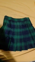 Plaid Skirt Pleated Harajuku School-Girl High-Waist Korean Plus-Size Women Zipper Sexy