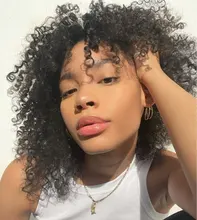 Extensiones de cabello humano Afro rizado para mujer negra, 4 mechones, extensión Natural, Clip de pelo rizado, Color 1b, Super Icon, 8-20 pulgadas