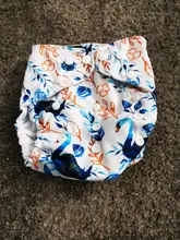 Asenappy-pañal de tela con bolsillo para bebé, pañal reutilizable, ajustable, lavable, micropolar, interno, 3kg-15kg, 8lbs-36lbs