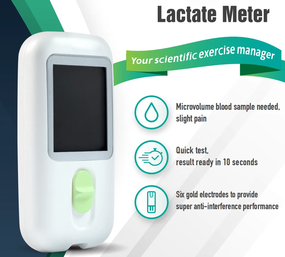 hek stilte Induceren Portable Poct Glucote And Lactate Analyzer Testing Meter Lactic Acid Tester  Dry Electrochemistry Measurement - Accessories - AliExpress