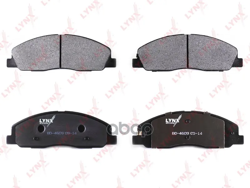 Колодки Тормозные Передние Lynxauto Bd4609 LYNXauto арт. BD4609