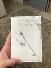 Funda de pasaporte para hombre y mujer, de cuero sintético, estilo de mármol, tarjetero de viaje, porta pasaporte, paquete, BILLETERA, bolso