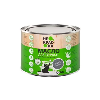 

Oil for Wood Terrace некраска 0,4 L graphite