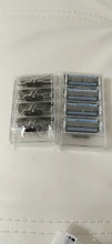 8 unids/pack de los hombres de la maquinilla de afeitar de seguridad cuchillas cuidado facial cuchillas de afeitar Manual de Cassette para gillettee mache 3
