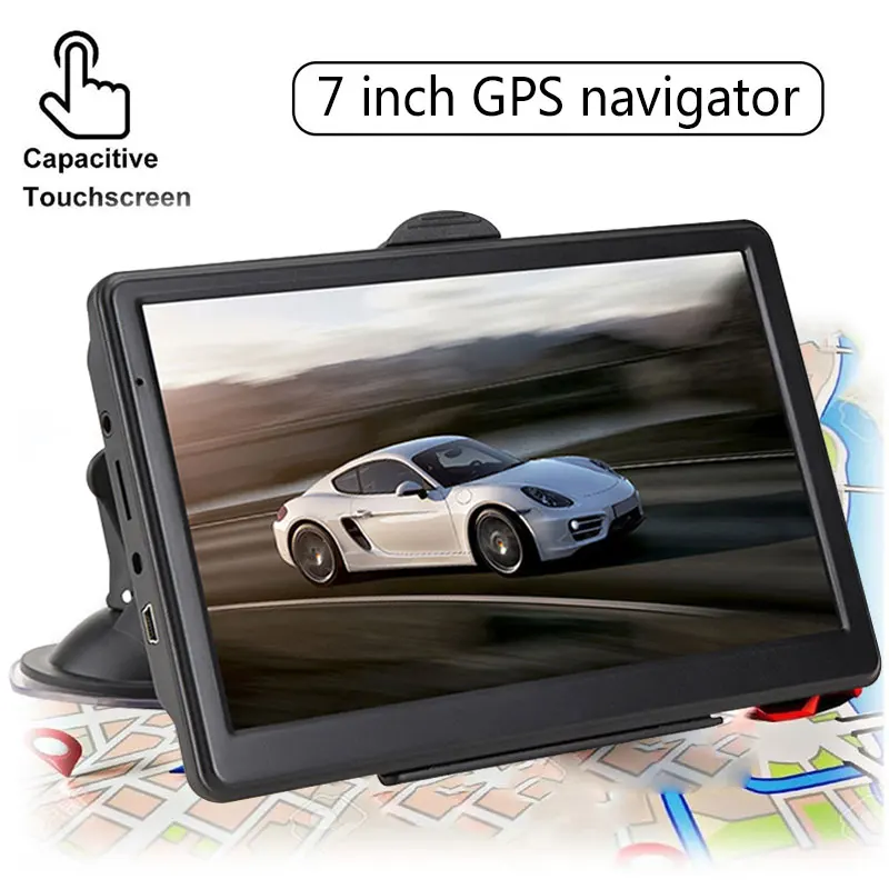 Автомобильный GPS навигатор Vehemo универсальный плеер с 7 дюймовым HD экраном FM радио